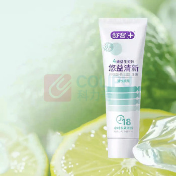 舒客 Saky 牙膏 (莓莓冰茶) 120g 悠净清新益生菌牙膏