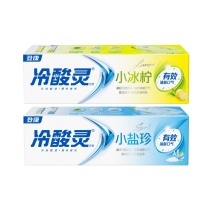 冷酸灵 牙膏 小冰柠小盐珍 200g