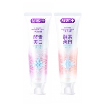舒客 Saky 酵素美白牙膏 240g 樱花味+白桃味