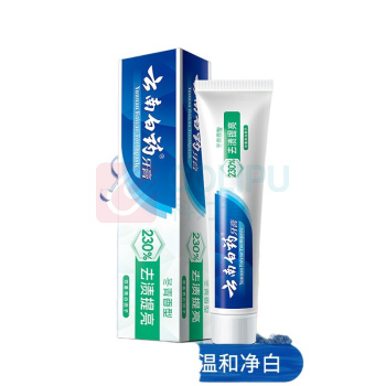 云南白药 YUNNAN BAIYAO 洁齿净白 冬青香型 165g*4+30g*4