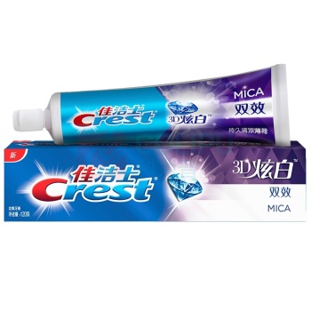 佳洁士 3D炫白双效牙膏 120g