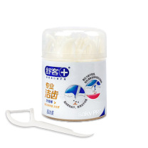 舒客 Saky 专效口腔护理专业洁齿棉线牙线棒 50支/盒 96盒/箱 (颜色随机发货)