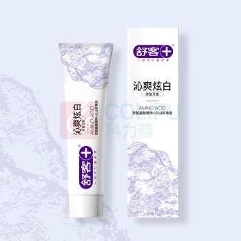 舒客 Saky 沁爽氨基酸畅享组合 沁爽炫白双氨基酸精华火山珍珠岩修复牙膏 ZHS-AJ30 138g*3 