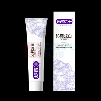 舒客 Saky 沁爽氨基酸畅享组合 沁爽炫白双氨基酸精华火山珍珠岩修复牙膏 ZHS-AJ30 138g*3 