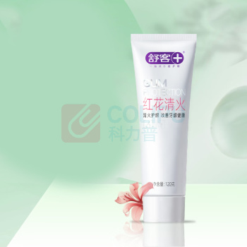 舒客 Saky 红花清火牙膏 120g 冬青薄荷 