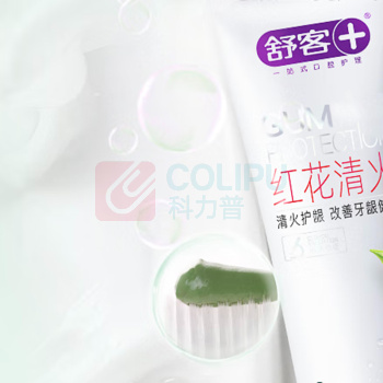 舒客 Saky 红花清火牙膏 120g 冬青薄荷 
