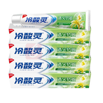 冷酸灵 牙膏 180g*4 冷酸灵  清火抗敏