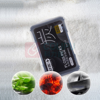舒客 Saky 专效洁齿牙线棒 SK0039 100支(50支/盒*2)  随机发货