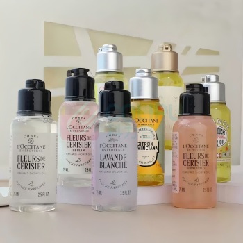 欧舒丹 L'OCCITANE 沐浴套装 身体乳75ml+沐浴露75ml 香型随机(含礼盒礼袋)
