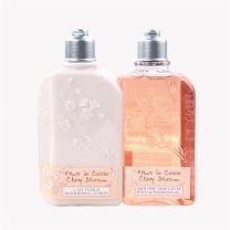 欧舒丹 L'OCCITANE 套装礼盒 樱花 身体乳250ml+沐浴露250ml 配礼盒礼袋