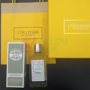 欧舒丹 L'OCCITANE 套装礼盒 身体护肤 甜扁桃美肤油100ml+青提沐浴啫喱250ml 配礼盒礼袋