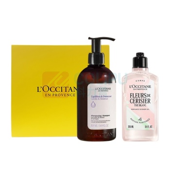 欧舒丹 L'OCCITANE L'OCCITANE草本平衡洗发水500ml+白茶沐浴250ml