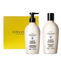 欧舒丹 L'OCCITANE 礼盒套装 乳木果沐浴+乳木果身体乳 沐浴250ml+身体乳240ml