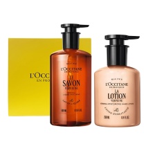 欧舒丹 L'OCCITANE 礼盒套装 马鞭草洁肤露+马鞭草手部润肤 洁肤露500ml+润肤250ml
