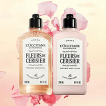 欧舒丹 L'OCCITANE 沐浴润肤套装 樱花 250ml*2 不含礼盒礼袋