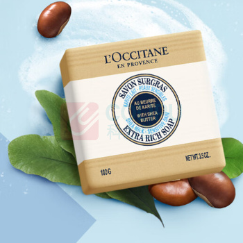 欧舒丹 L'OCCITANE 乳木果套装 洁肤皂100g+润手霜30ml