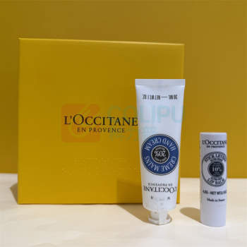 欧舒丹 L'OCCITANE 护手霜唇膏套装 乳木果 30ml+4.5g
