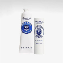 欧舒丹 L'OCCITANE 护手霜礼盒 乳木果 护手霜30ml+润唇膏4.5g 配礼盒礼袋