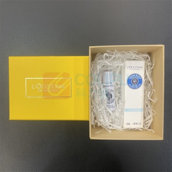 欧舒丹 L'OCCITANE 护手霜礼盒 乳木果 护手霜30ml+润唇膏4.5g 配礼盒礼袋