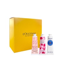欧舒丹 L'OCCITANE 经典手霜黄色礼盒3件装 30ml*3 (香型随机)