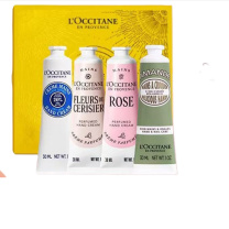 欧舒丹 L'OCCITANE 护手霜4支装 4*30ml (乳木果+樱花+新版甜扁桃+马鞭草)或(乳木果+黎明山茶+限定樱花+甜扁桃) 香型随机