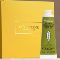 欧舒丹 L'OCCITANE 护手霜礼盒装 30ml 清新马鞭草 30ml护手霜一支,礼品盒一个