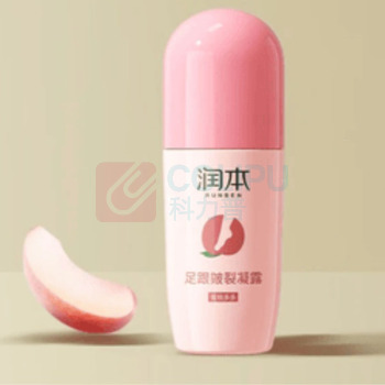 润本 RUNBEN 足跟皴裂凝露 蜜桃多多 60ml/瓶 瓶