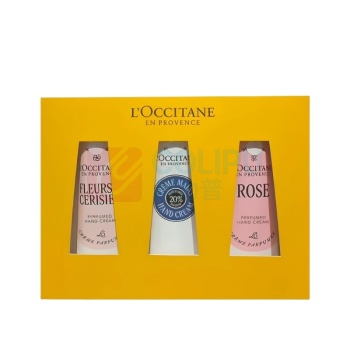 欧舒丹 L'OCCITANE 小手霜三件套 (乳木果30ml/玫瑰30ml/樱花30ml) (含盒/袋)