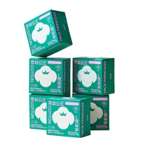 全棉时代 PURCOTTON 奈丝公主100%有机棉系列卫生巾 190mm,10片/盒*6盒 (802-DKH-250815)
