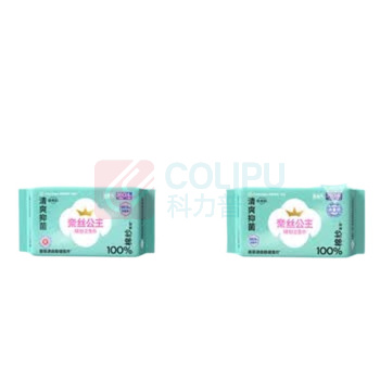全棉时代 PURCOTTON 奈丝公主100棉纱抑菌卫生巾 360mm,4片/包*6包 (802-DKH-00012)