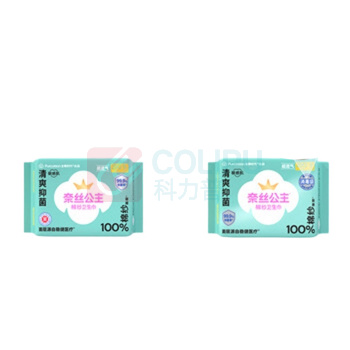 全棉时代 PURCOTTON 奈丝公主100%棉纱系列抑菌卫生巾 290MM,9片/包*4包 (802-DKH-00009)
