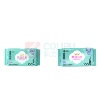 全棉时代 PURCOTTON 奈丝公主100%棉纱抑菌卫生巾 420mm,4片/包*6包 (802-DKH-00011)