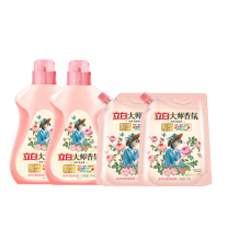 立白 大师香氛天然洗衣液套装 1kg×2瓶+1kg×2袋