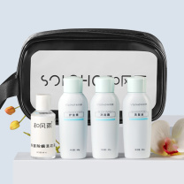 和风雨 HEFENGYU 4件套洗护套装 洗发水沐浴露护发素各80ml洗衣液60ml