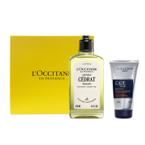 欧舒丹 L'OCCITANE 男士洗护套装 沐浴露250ml+洁面150ml