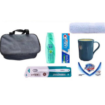 飘柔 旅行洗漱包套装(B)洗护用品 7件套 (蓝色)