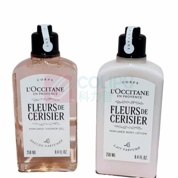 欧舒丹 L'OCCITANE 身体乳全新樱花礼盒套装(沐浴露+身体乳) 250ml+250ML 沐浴露+身体乳 配专柜包装