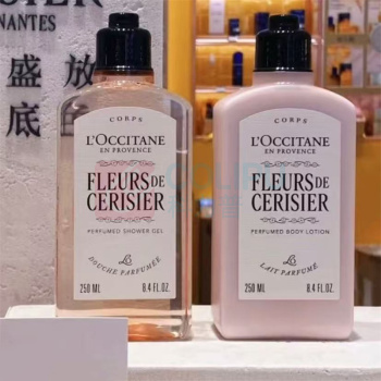 欧舒丹 L'OCCITANE 身体乳全新樱花礼盒套装(沐浴露+身体乳) 250ml+250ML 沐浴露+身体乳 配专柜包装