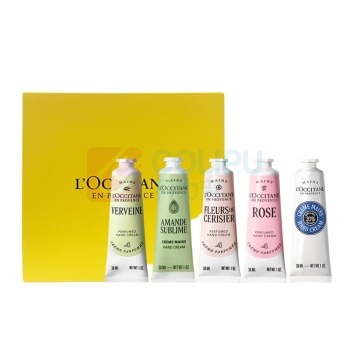 欧舒丹 L'OCCITANE 护手霜套装 明星 30ml/支 5支/套 香型随机 含礼盒拎袋