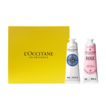 欧舒丹 L'OCCITANE 护手霜 玫瑰30ml+乳木果30ml