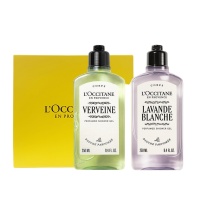 欧舒丹 L'OCCITANE 沐浴露套装礼盒 马鞭草+白薰各250ml 新老包装交替发货