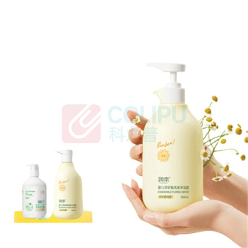 润本 RUNBEN 婴儿洋甘菊洗发水沐浴露婴幼儿宝宝洗护二合一 500ml