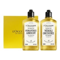 欧舒丹 L'OCCITANE 香氛沐浴油身体护理套装月桂+橙花各250ml(单位:套)配礼盒礼袋