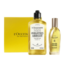 欧舒丹 L'OCCITANE 沐浴露身体护理套装礼盒甜扁桃美肤油100ml+云中月桂沐浴油250ml(单位:套)配礼盒礼袋 新老包装交替发货