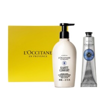 欧舒丹 L'OCCITANE 乳木果身体乳手霜组合套装(润肤露240ml+手霜150ml)(单位:套)