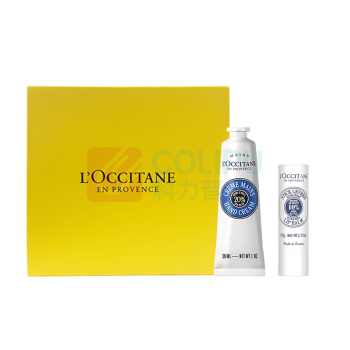 欧舒丹 L'OCCITANE 乳木果经典二件套 (乳木果手霜30ml+乳木果护唇膏4.5g) (含盒/袋)