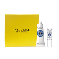 欧舒丹 L'OCCITANE 乳木果经典二件套 (乳木果手霜30ml+乳木果护唇膏4.5g) (含盒/袋)