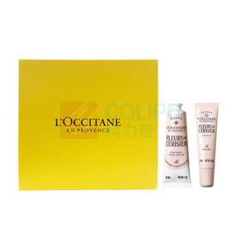 欧舒丹 L'OCCITANE 樱花组合二件套 (樱花润手霜30ml+樱花护唇膏12ml) (含盒/袋)