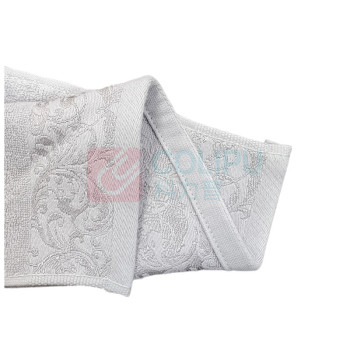 海亚森 HAIYASEN 吉祥云全棉毛巾 单条装 灰色 33*70cm 85g TK-1031
