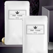 克立雅 湿毛巾 25*25 独立包装 (白色) 1包40条